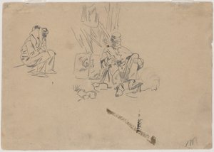 Twee Soldaten Rusten (verso)