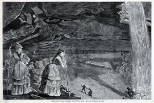 Onder de watervallen, Catskill Mountains, uit Harper