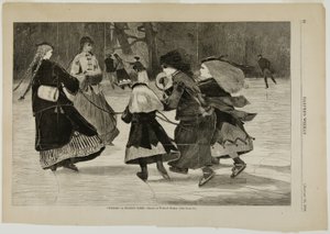 "Winter" - Schaatsscène door Winslow Homer