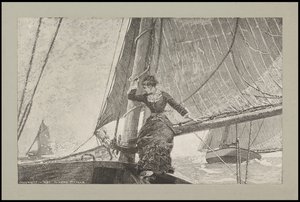 Zeilmeisje door Winslow Homer