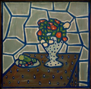 Bloemen door Wladimir Burljuk