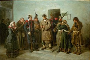 De veroordeelde door Wladimir Jegorowitsch Makowski