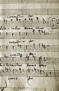 Werkpartituur van het Requiem van Wolfgang Amadeus Mozart (muziekpartituur) door Wolfgang Amadeus Mozart