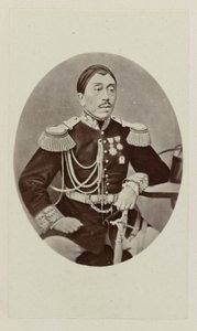 Portret van Mangkoe Negoro IV door Woodbury and Page