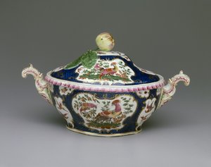 Terrine, ca. 1780 door Worcester Porcelain Manufactory
