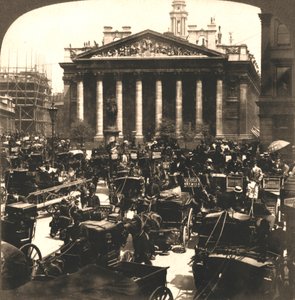 De Koninklijke Beurs, Londen, 1896 door Works and Sun Sculpture Studios