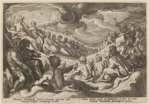 Jupiter Overlegt met de Goden over de Vernietiging van het Universum