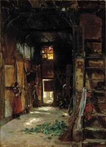 Interieur van een Westfaals huisje