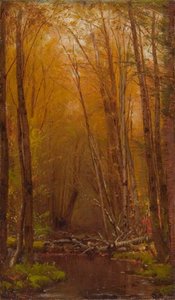De Berken van de Catskills door Worthington Whittredge
