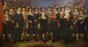 Officieren en Wachters van de Compagnie van Kolonel Herman Herbertsz. door Wouter Crabeth II