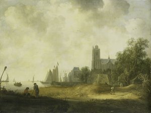 Gezicht op Dordrecht