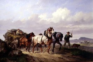 Een span trekpaarden