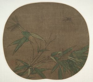 Bamboe en Insecten, late 1100s door Wu Bing