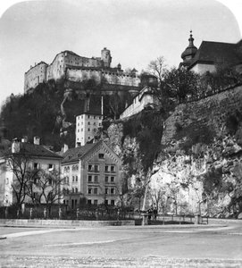 Nonnberg Abdij, Salzburg, Oostenrijk, c1900 door Wurthle and Sons