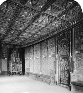 Prinsenkamer, Salzburg Fort, Oostenrijk, ca. 1900 door Wurthle and Sons