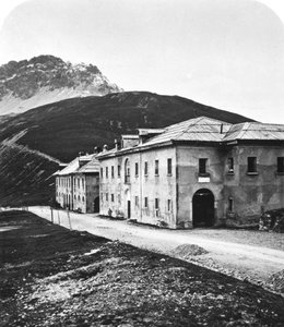 Santa Maria, op de Umbrail bergpas, Tirol, ca. 1900