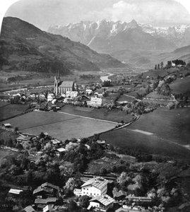St Johann in de regio Pongau, Salzburg, Oostenrijk, ca. 1900s door Wurthle and Sons