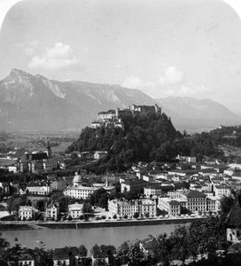 De Kapuzinerberg, Salzburg, Oostenrijk door Wurthle and Sons
