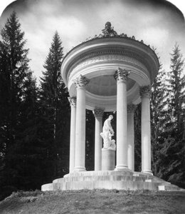 De tempel van Venus, Linderhof-paleis, Beieren, Duitsland, ca. 1900