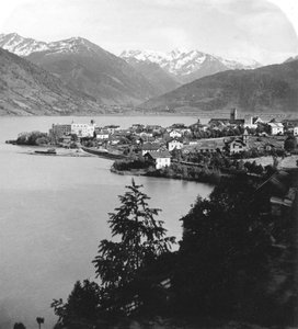 Zell am See, Salzburg, Oostenrijk, ca. 1900