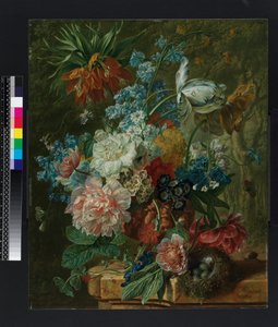 Vaas met bloemen, voor 1831 door Wybrand Hendriks