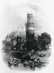 Illustratie voor Melaatsheid van Aosta, roman door Xavier De Maistre (1763-1852), gravure