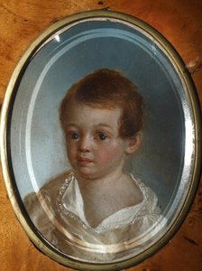 Portret van de dichter Alexander Poesjkin als kind