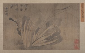 Kool en insecten door Xu Daoguang