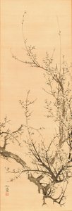 Pruim, voor 1856 door Yamamoto Baiitsu