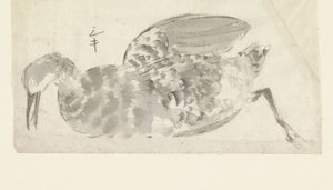 Dode watervogel door Yamamoto Shinryo Baiitsu (possibly)