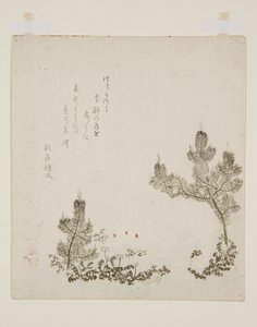 (kleur houtsnede) door Yashima Gakutei