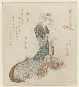 De onsterfelijke Gama door Yashima Gakutei