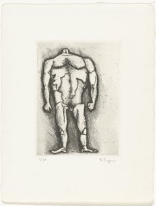 Sterke man door Yo Sugano (signed by artist)