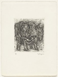 Stier door Yo Sugano (signed by artist)