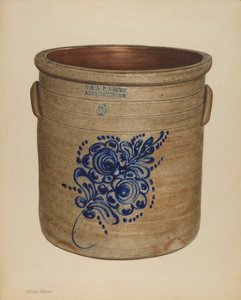Kruik, waarschijnlijk 1938 door Yolande Delasser