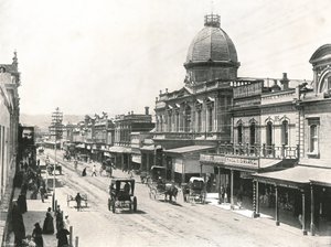 Rundle Street, Adelaide, Australië, 1895