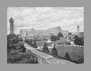 Het Crystal Palace, Londen, ca. 1900