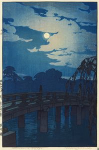 De Hirakawa-brug door Yoshida Hiroshi
