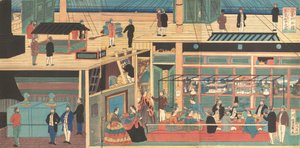 Interieur van een Amerikaanse stoomboot