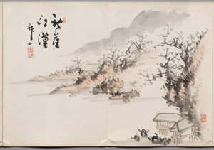 Schilderij Elf uit Album van schilderijen door Haizan door Yoshitsugu Haizan