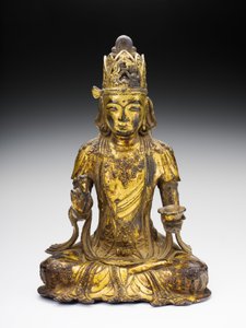 Guanyin door Yuan Dynasty Chinese School