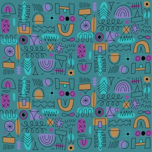 Abstract naadloos patroon, 2018 (vectorafbeelding)