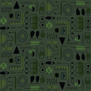 Naadloos patroon, 2018 (vectorafbeelding)