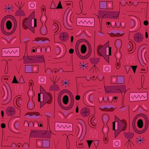Naadloos patroon, 2018, vectorafbeelding