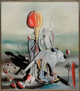 Door de vogels... door Yves Tanguy