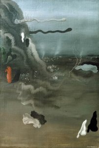Zonder titel (Surrealistisch. Compositie.) door Yves Tanguy