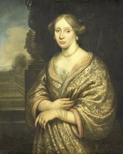 Portret van Petronella van der Burcht (1657-1682) door Zacharias Blijhooft