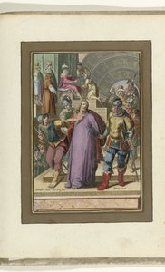 Christus weggeleid voor Pilatus door Zacharias Dolendo