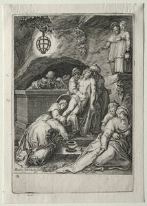 Passieset:  De begrafenis van Christus