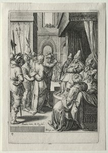 Passieset:  Christus voor Herodes